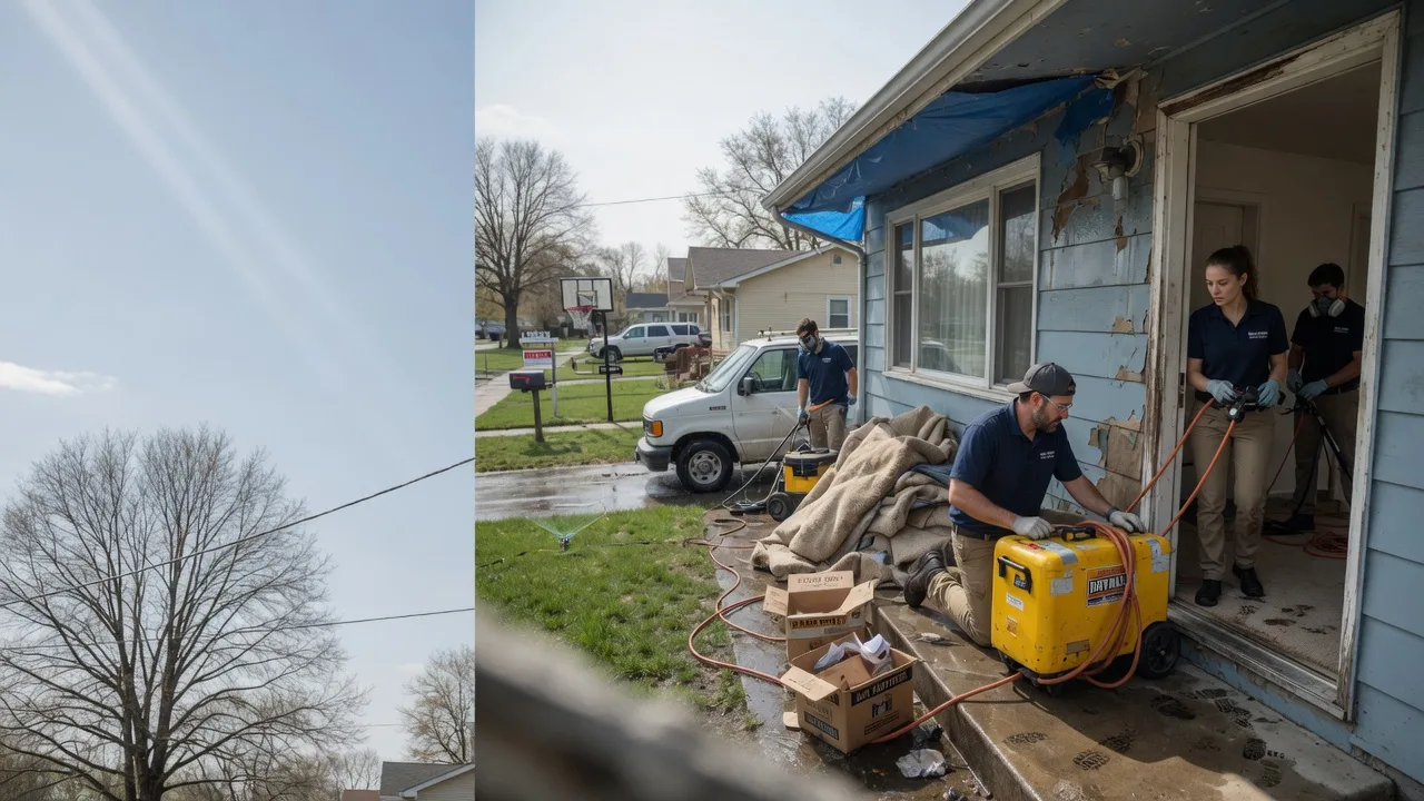 Basement Flood Cleanup in Burtonsville, MD near me